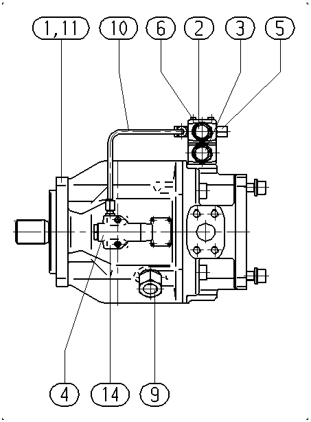 A A10V O140 DFLR/31L-PSD12K17 — Zeichnung