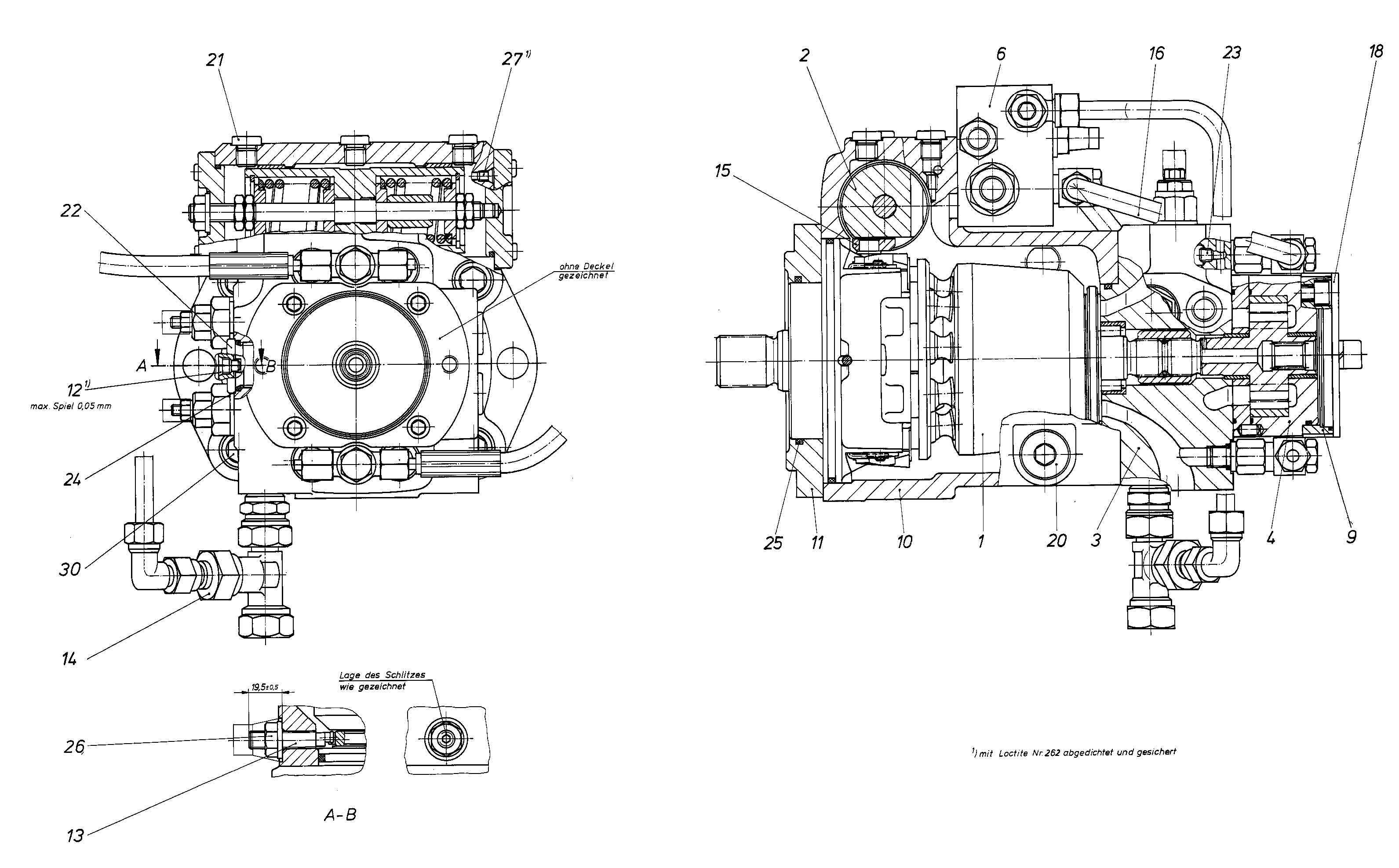 AXIAL-PISTON PUMP — Zeichnung
