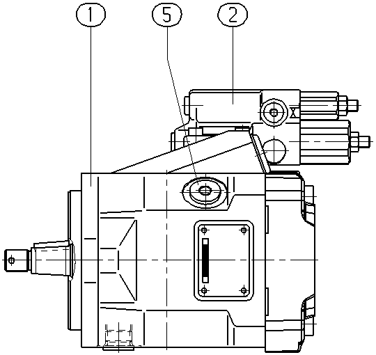 A A10V O 28DRG /52R-VCC11N00 -S1457 — Zeichnung