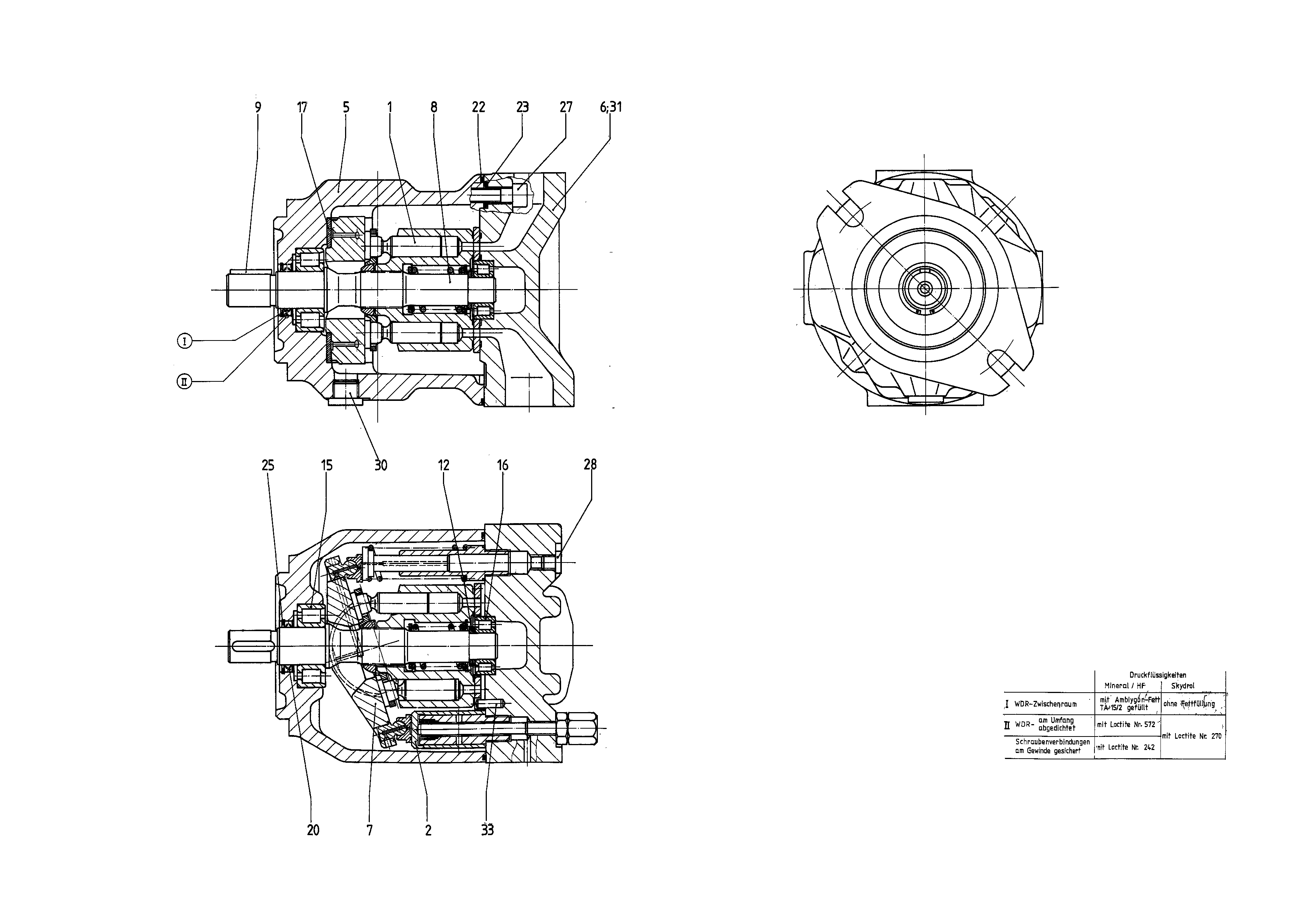 GE A10VSO 28 OV /31R-PSA12N00 — Zeichnung