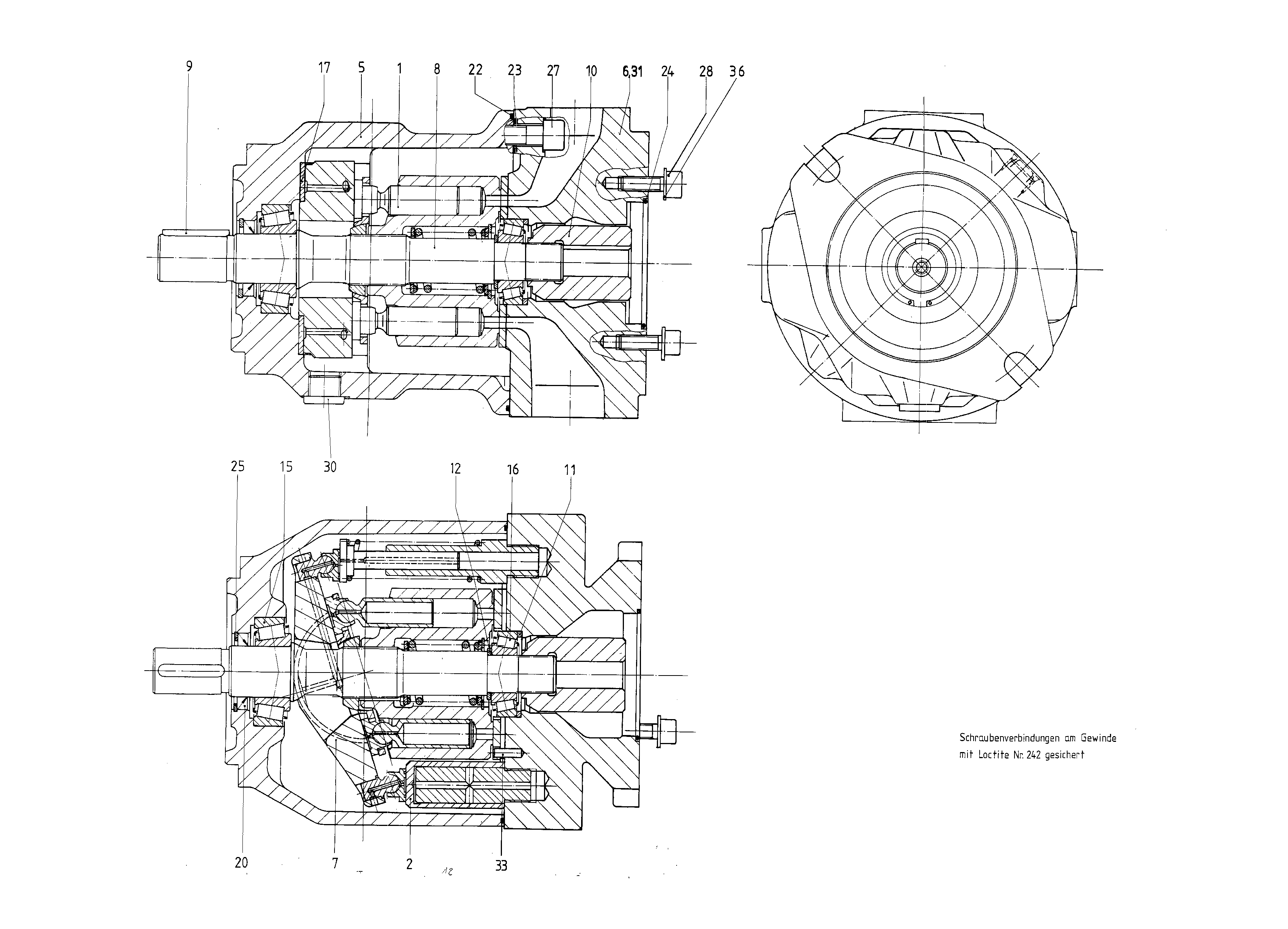 G A10V O 71 OV /31R-PPC12K01 — Zeichnung