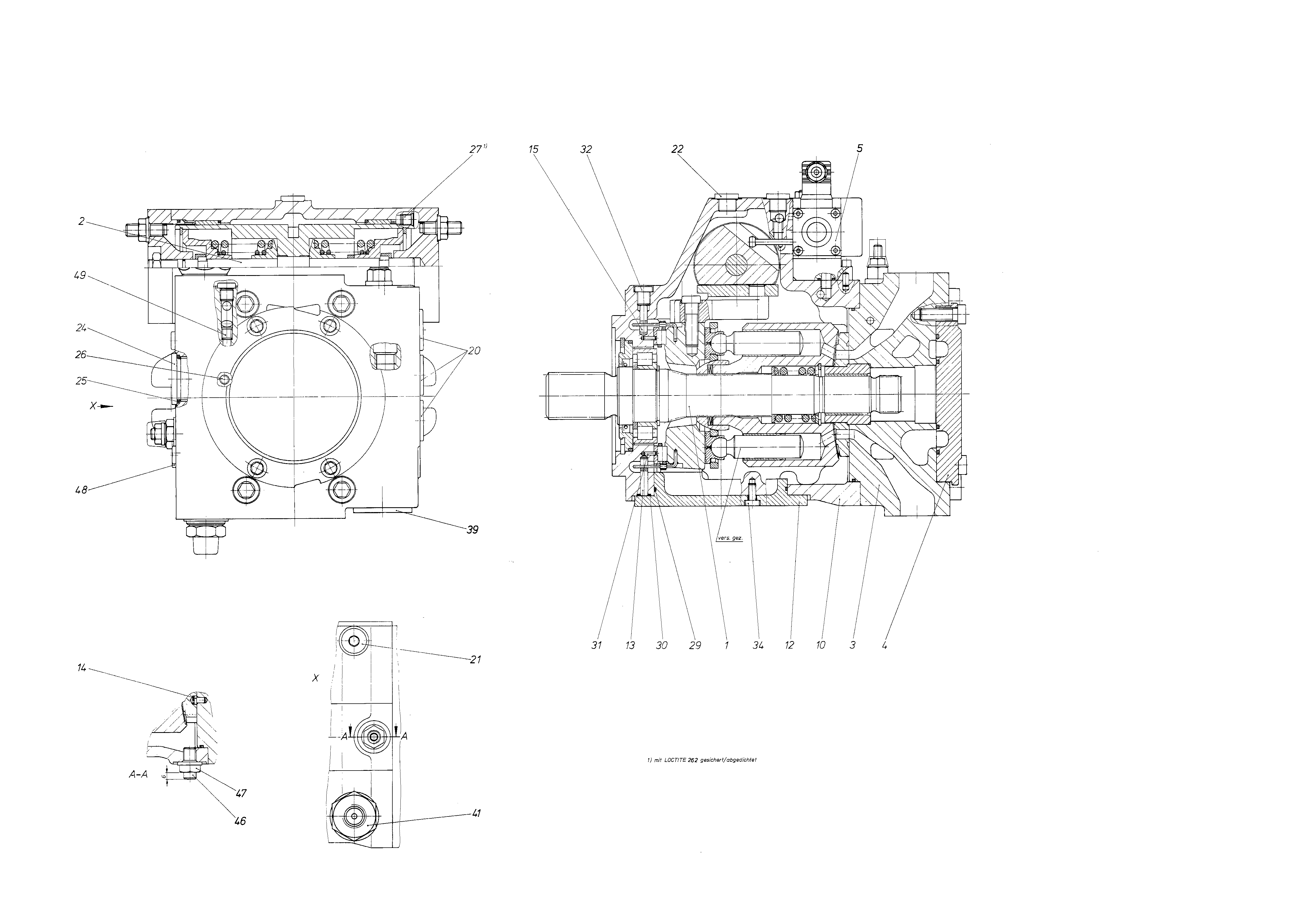 AXIAL-PISTON PUMP — Zeichnung