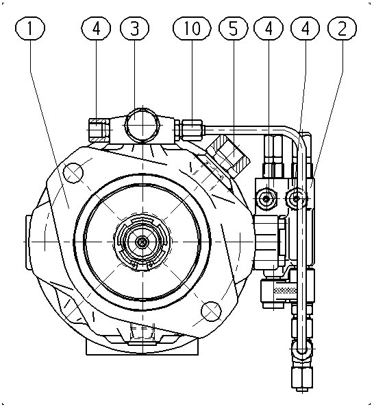 AA10VO71FHD/31R-PSC42N00-SO999 — Zeichnung