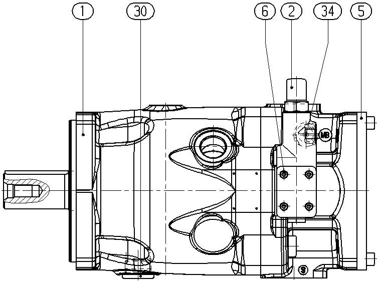 A A10VSO140 DRG /32R-VPB22U99 — Zeichnung