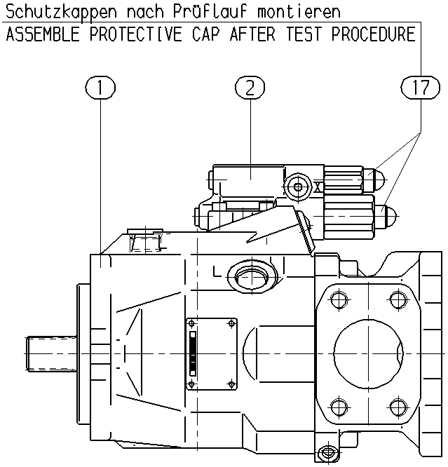 A A10V O 60 DFR /52R-VWC62K52 -S2783 — Zeichnung