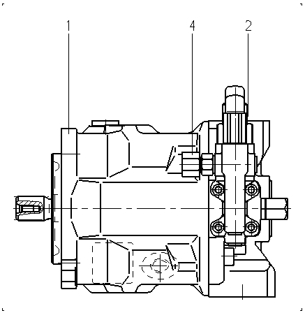 A A10VSO 28 DFR1/31R-PSA12N00 -SO410 — Zeichnung