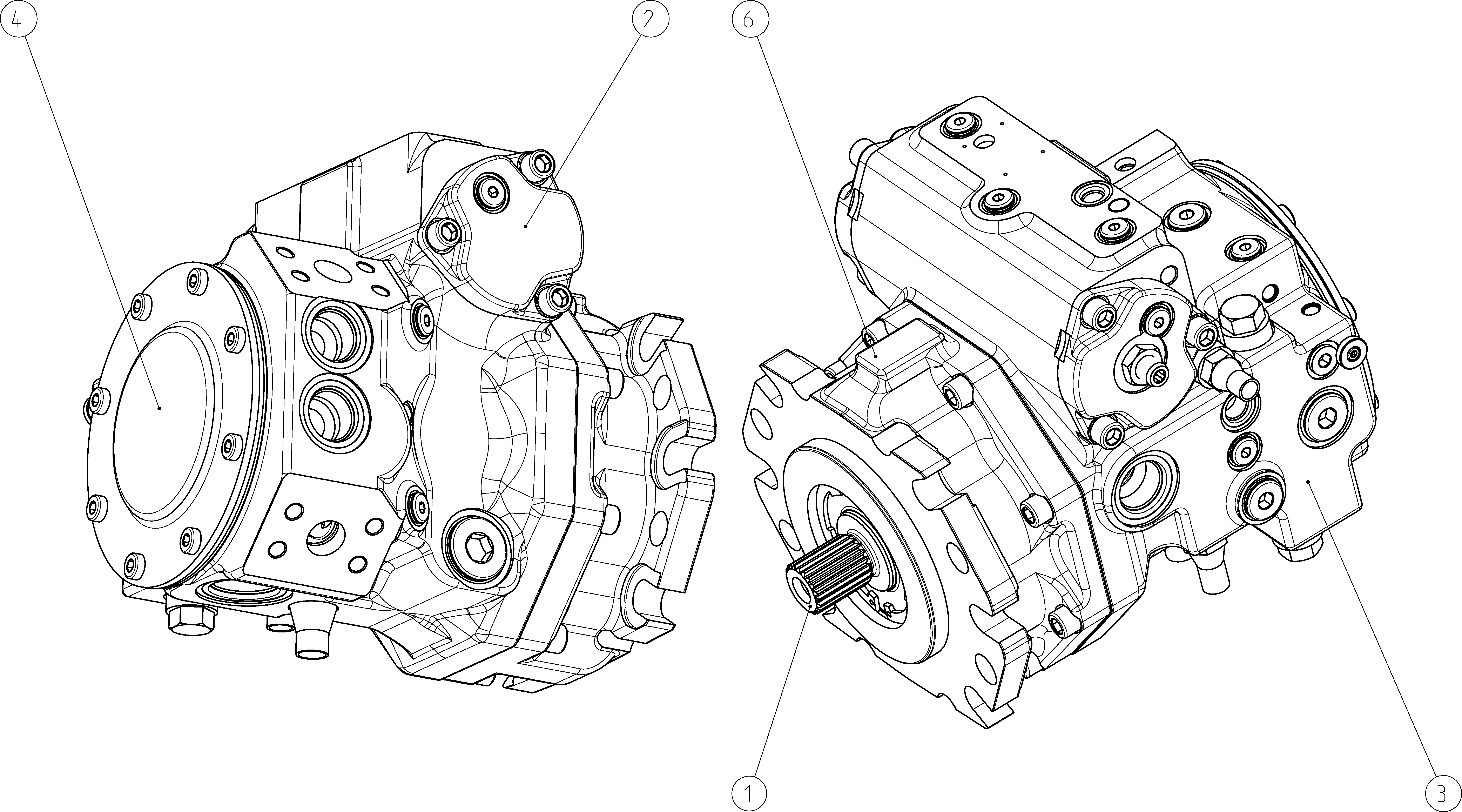 AXIAL-PISTON PUMP — Zeichnung
