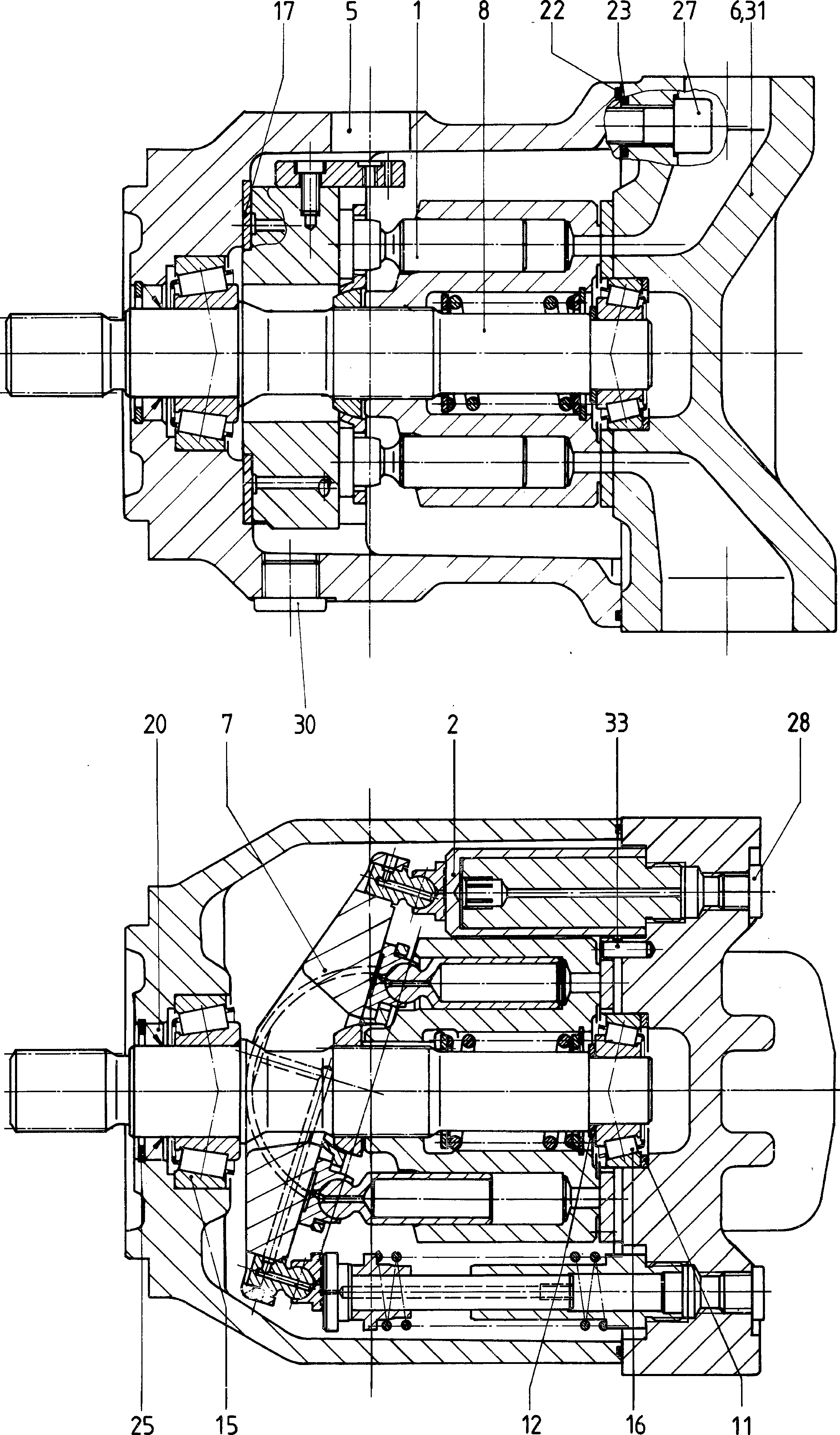 G A10V O 71 FEO /31L-VSC62N00 — Zeichnung