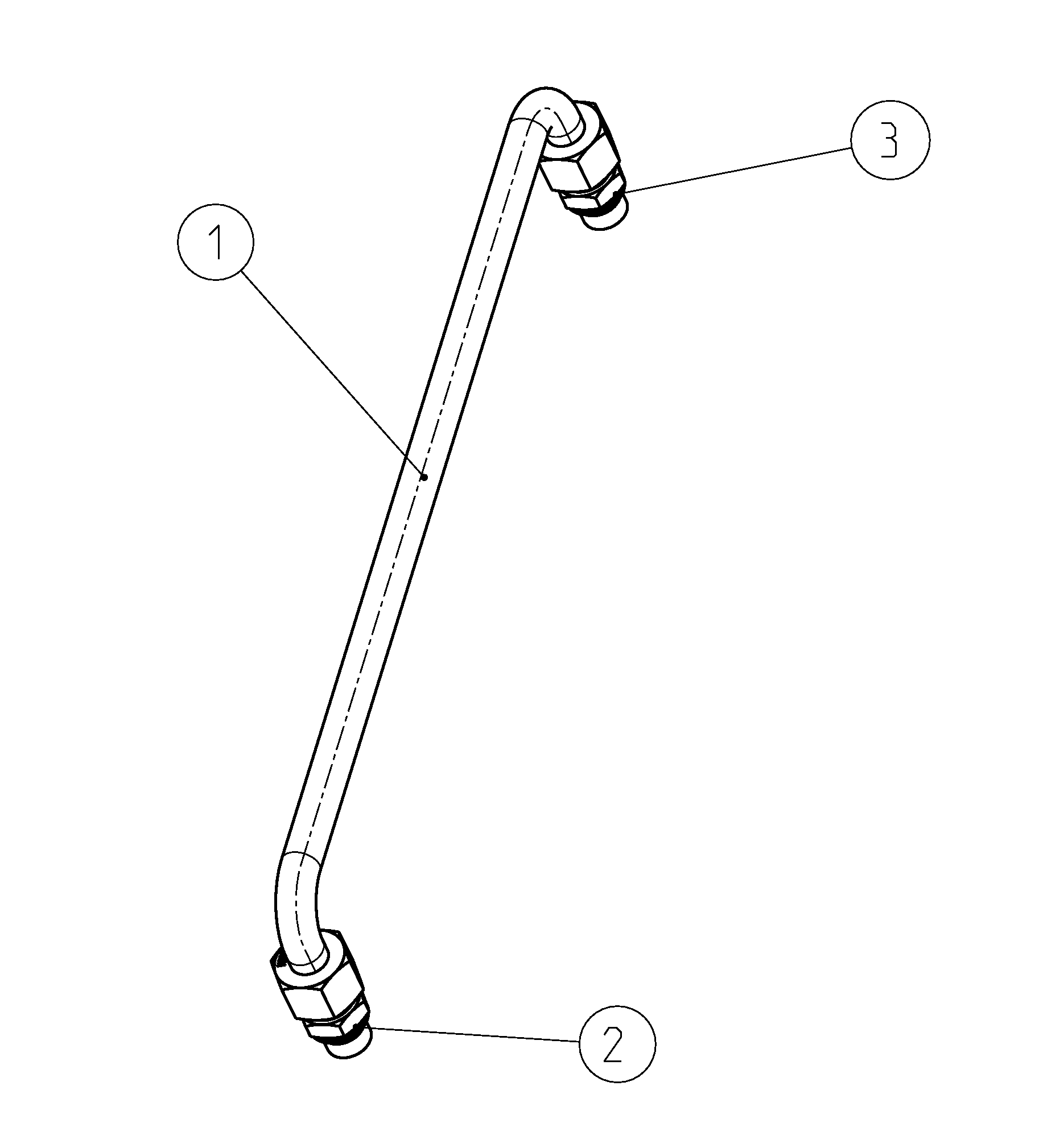 HYDRAULIC LINE — Zeichnung