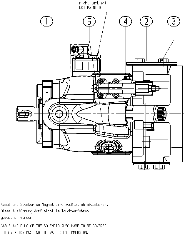 AXIAL-PISTON PUMP — Zeichnung