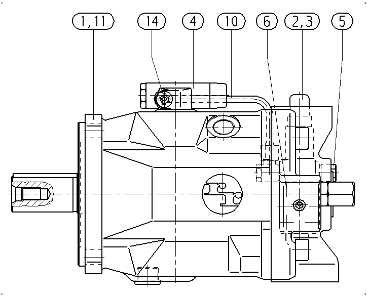 A A10VSO140 DFLR/31L-PPB12N00 — Zeichnung