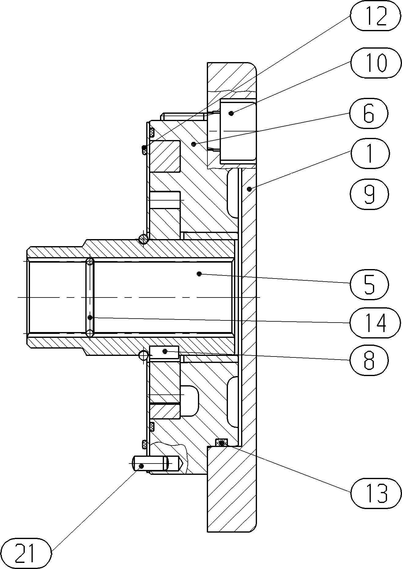 INTERNAL GEAR PUMP — Zeichnung