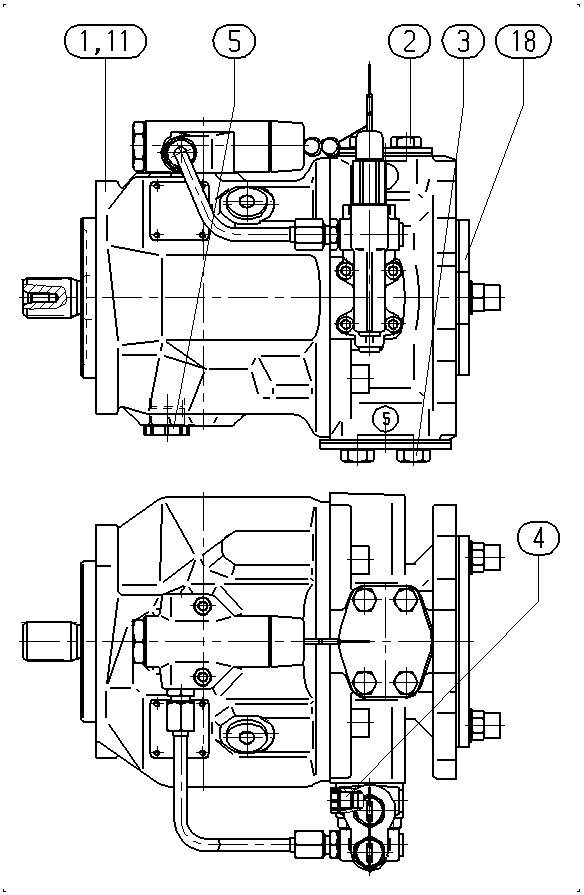 AL A10V O 45 DFLR/31R-VSC62K01 -S2007 — Zeichnung