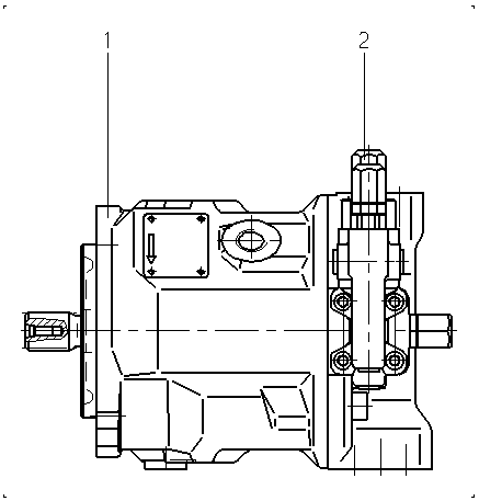 A A10VSO 28 DR /31R-PSA12N00 — Zeichnung