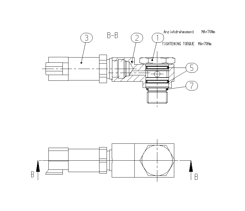 PRESSURE SENSOR — Zeichnung