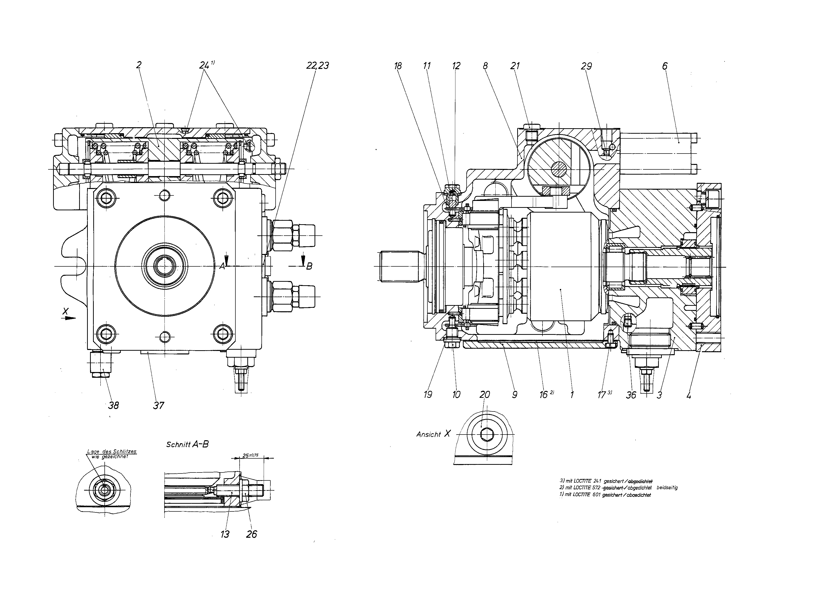 AXIAL-PISTON PUMP — Zeichnung