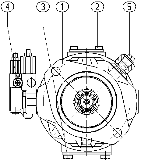 AL A10V O 45 DFR1/31L-VSC12K01 -SO413 — Zeichnung