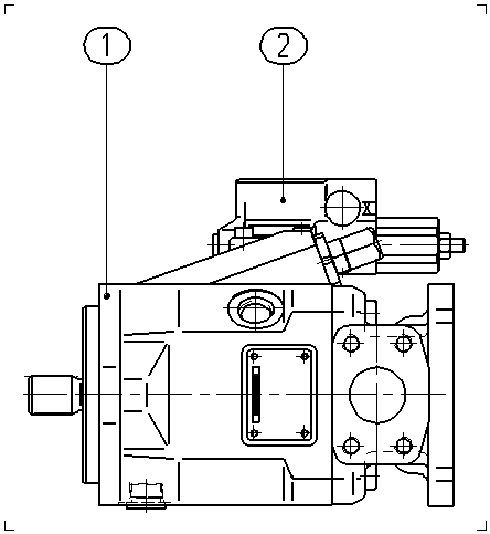 A A10V O 28 DR /52R-VSC12K68 -S2107 — Zeichnung