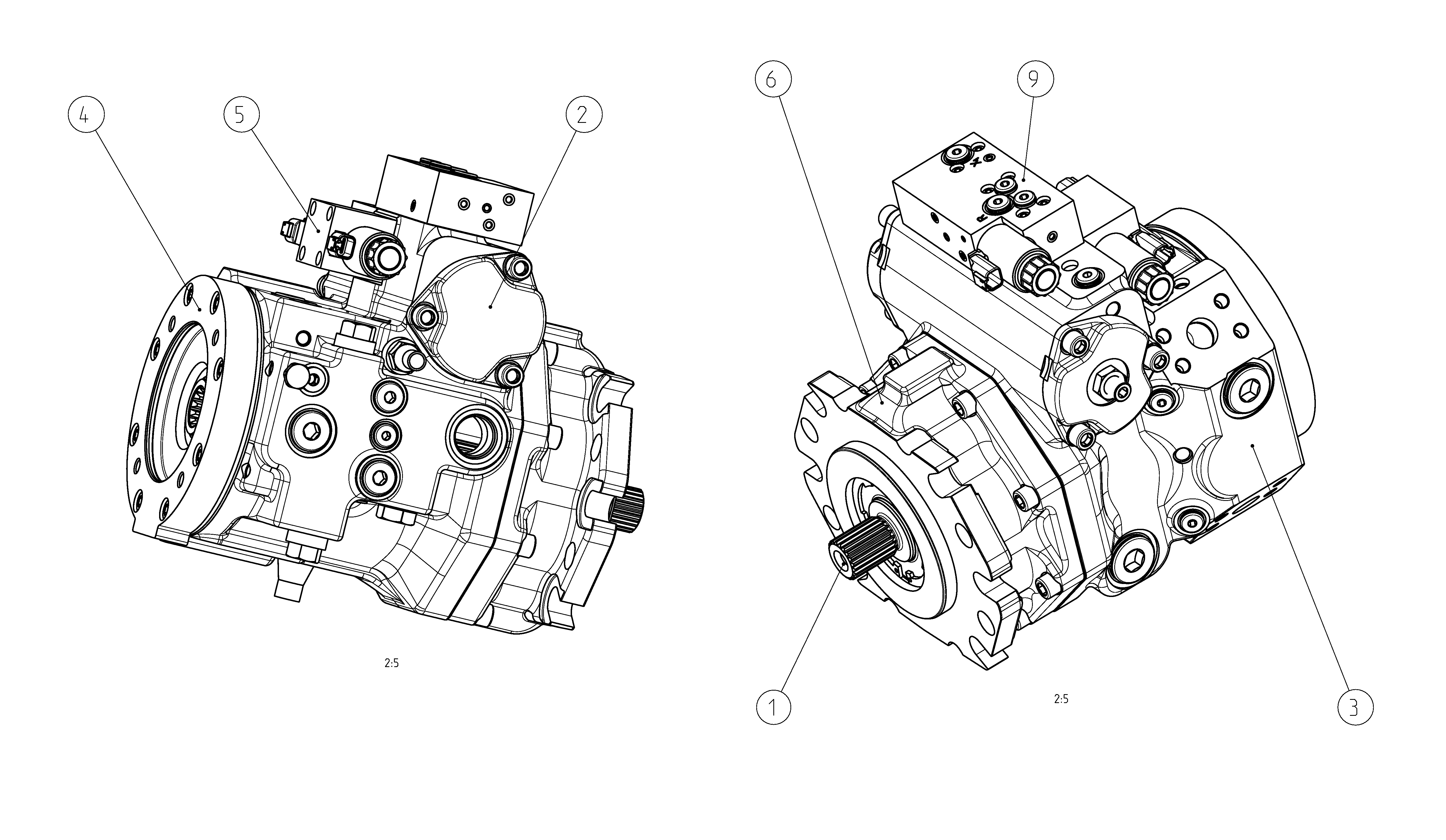A4VG110EV2DP000/40MRND6V82FC4S7AS00-0 — Zeichnung