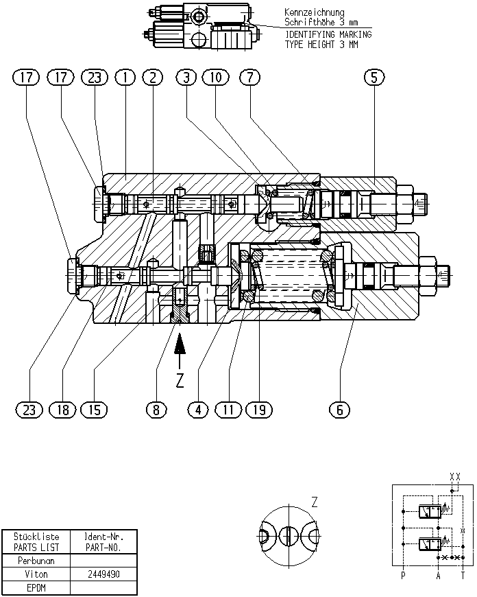 CONTROL VALVE — Zeichnung