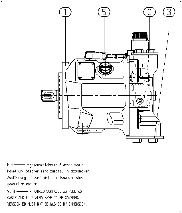 AL A10V O 45ED 72/31L-PSC62N00P — Zeichnung