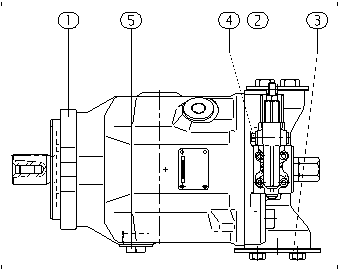 AP A10V O100 DFR1/31R-VSC12N00 -S2916 — Zeichnung