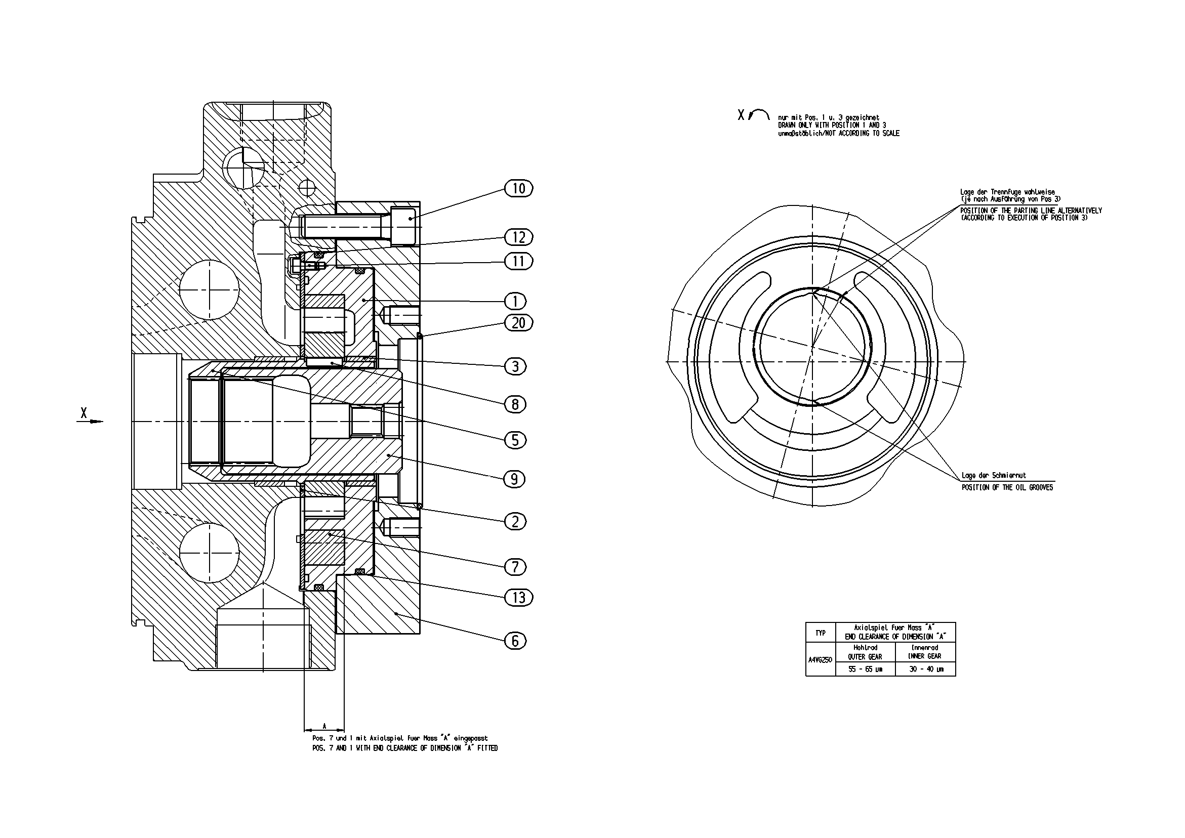 INTERNAL GEAR PUMP — Zeichnung