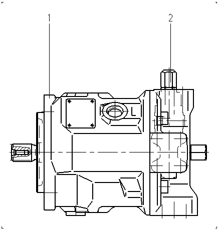 A A10V O 28 DRG /31L-PSC62N00 -SO 97 — Zeichnung
