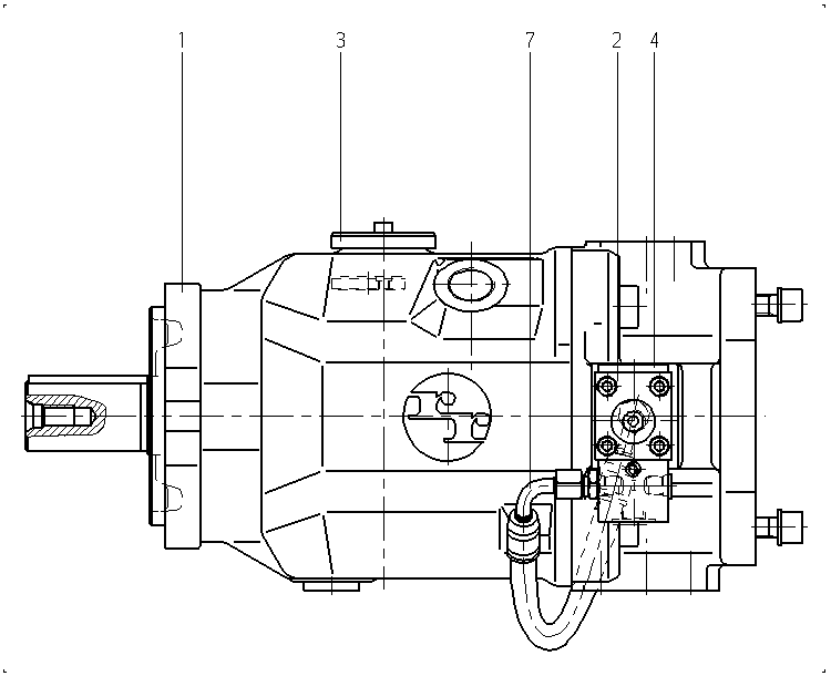 A A10VSO100 DFEH/31R-PPA12KB5 -SO479 — Zeichnung