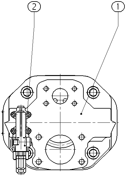 A A10V O100 DFR1/31R-VSC43N00 -S2121 — Zeichnung