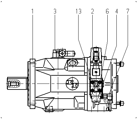 A A10VSO140 DFEO/31R-PPB12K00 -SO513 — Zeichnung