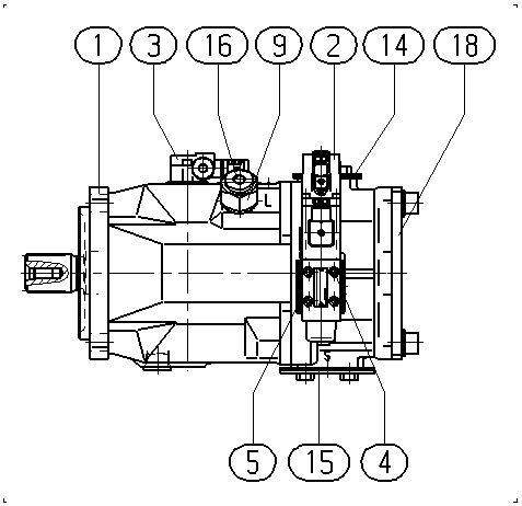 AA10VO140FE1/31R-PSD12K17 — Zeichnung