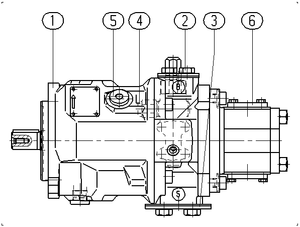 AL A10VSO 45 DRG /31L-PPA12G30 — Zeichnung