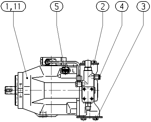 AP A10V O140 DFLR/31R-VQC62N00 -S2036 — Zeichnung