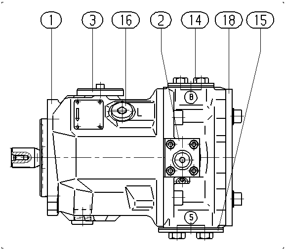 A A10VSO 71 DFEH/31R-PSA12K52 — Zeichnung