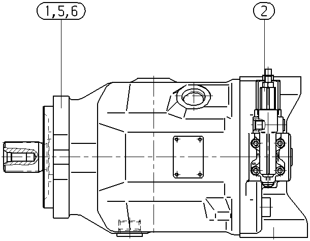 AHA10VO100DFR1/31R-VSC12N00-S2234 — Zeichnung