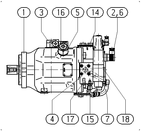 AA10VO100DFE1/31R-PSC12K04-SO203 — Zeichnung