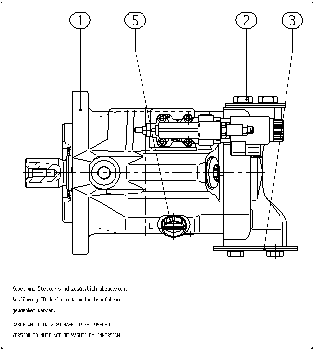 AL A10V O 85ED 72/52R-VSC12N00P — Zeichnung