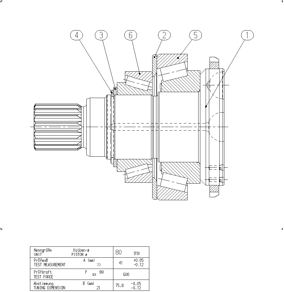 DRIVE SHAFT — Zeichnung
