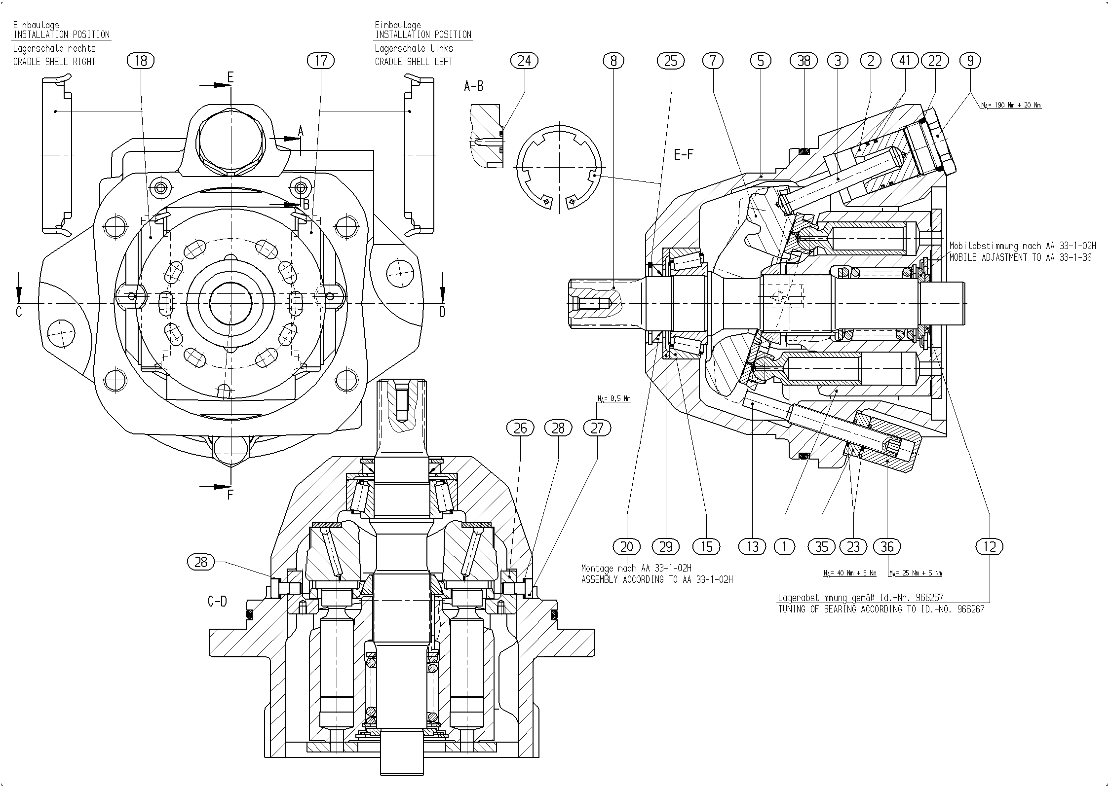 G A10VEC 45 OV /52XX-VRF -SO548 — Zeichnung