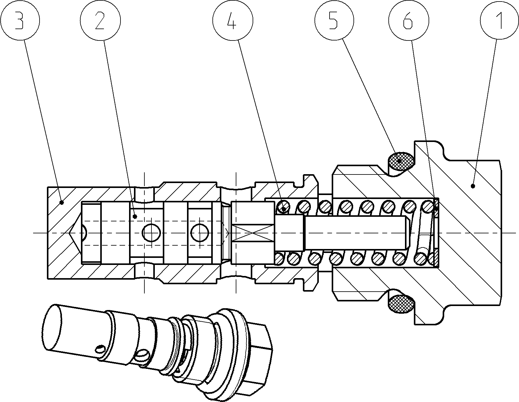 BRAKE RELEASE VALVE — Zeichnung