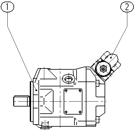 A A10VNO 16 DR /52R-VKC64N00 -S2791 — Zeichnung