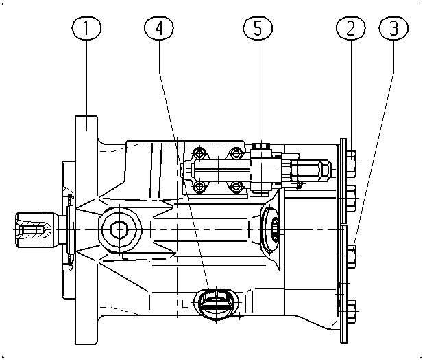 AL A10V O 85 DFR1/52R-VUC11N00 -S1690 — Zeichnung
