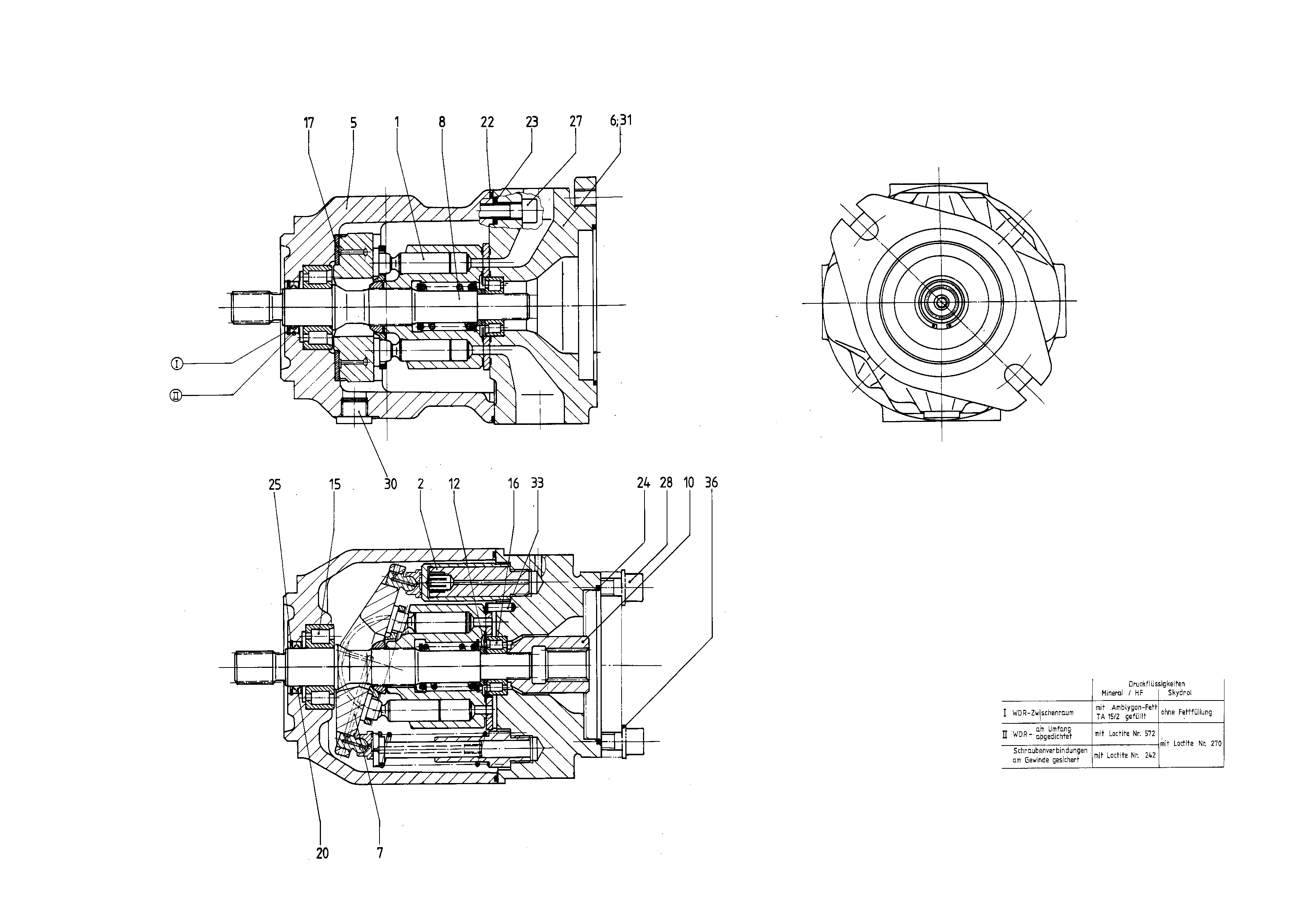 GE A10VSO 28 OV /31L-PPA12K01 -SO 13 — Zeichnung