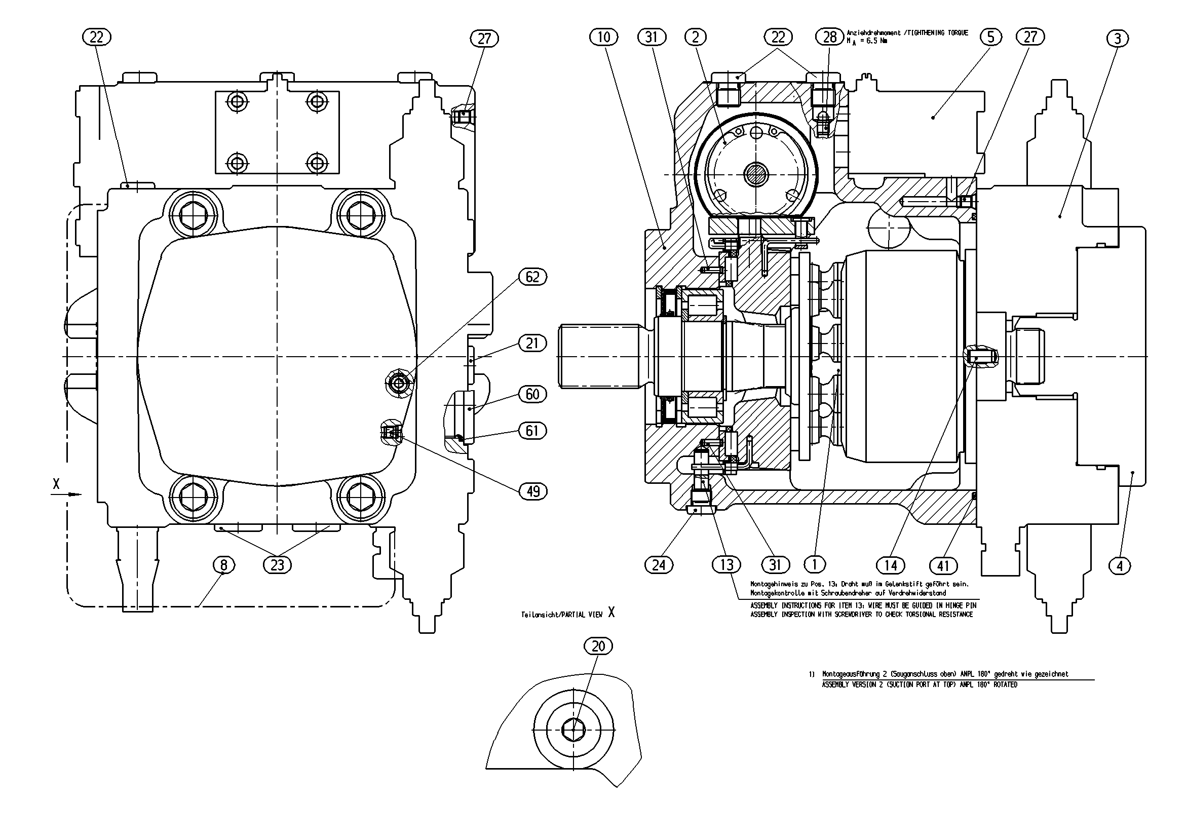 A10VG63EP3D1/10R-NSC13F025SP — Zeichnung