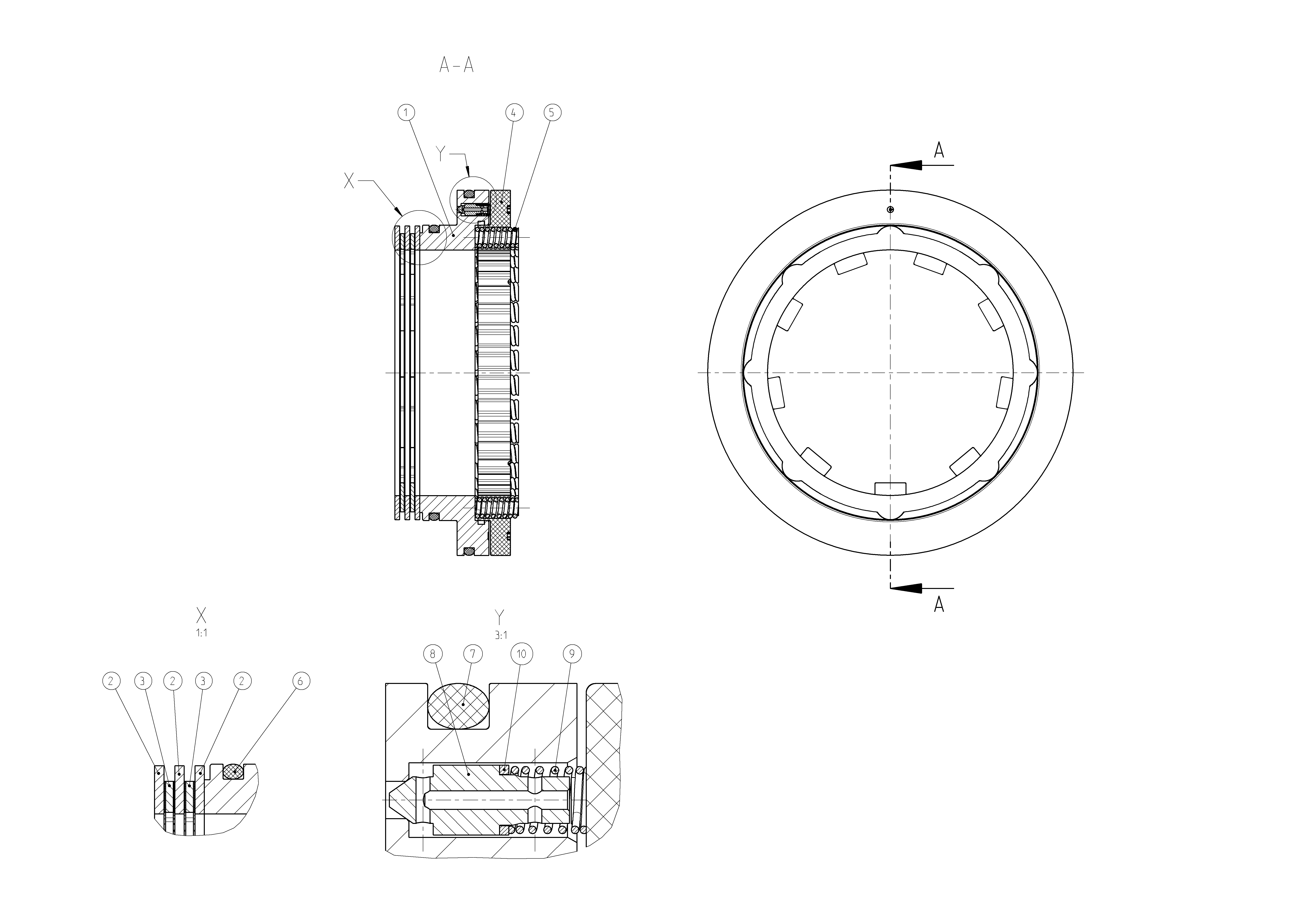 THRUST RING — Zeichnung