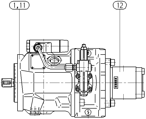 AL A10V O 45 DFLR/31R-VUC62H00 -S1868 — Zeichnung