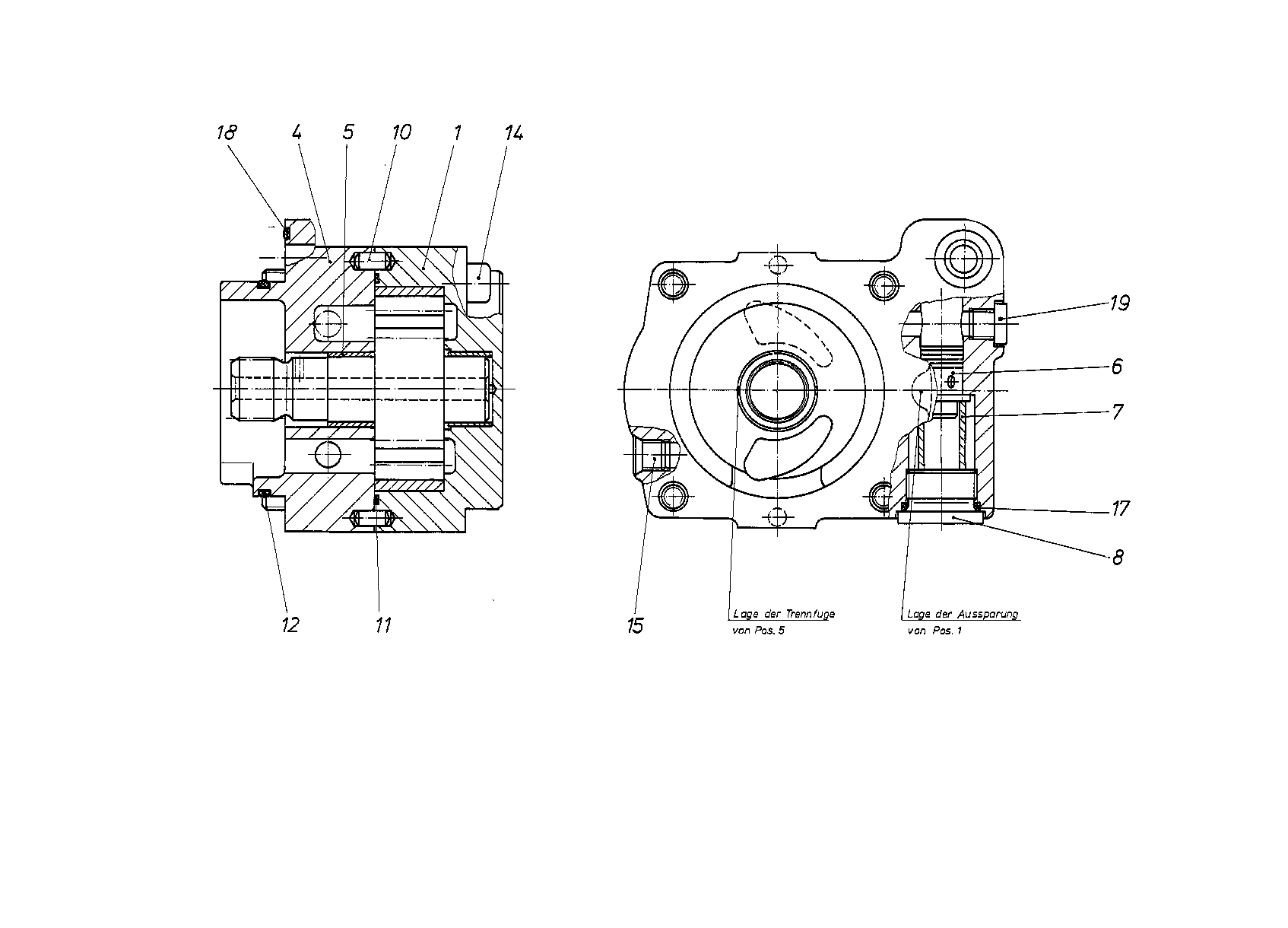 INTERNAL GEAR PUMP — Zeichnung