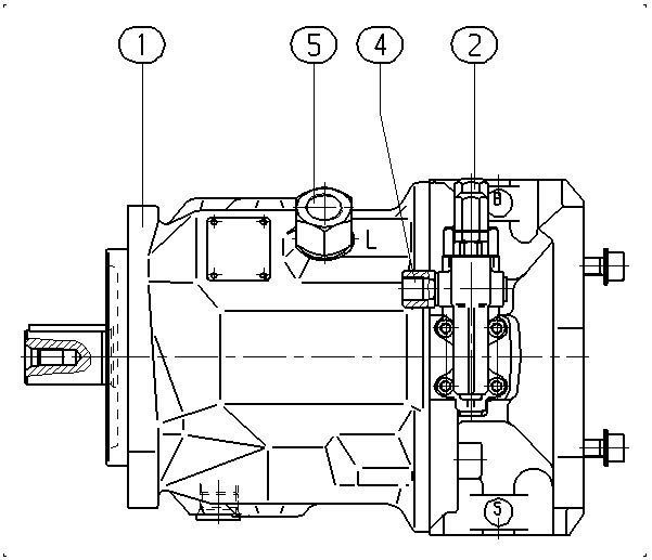 AA10VO71DFR1/31R-PPC12K01 — Zeichnung