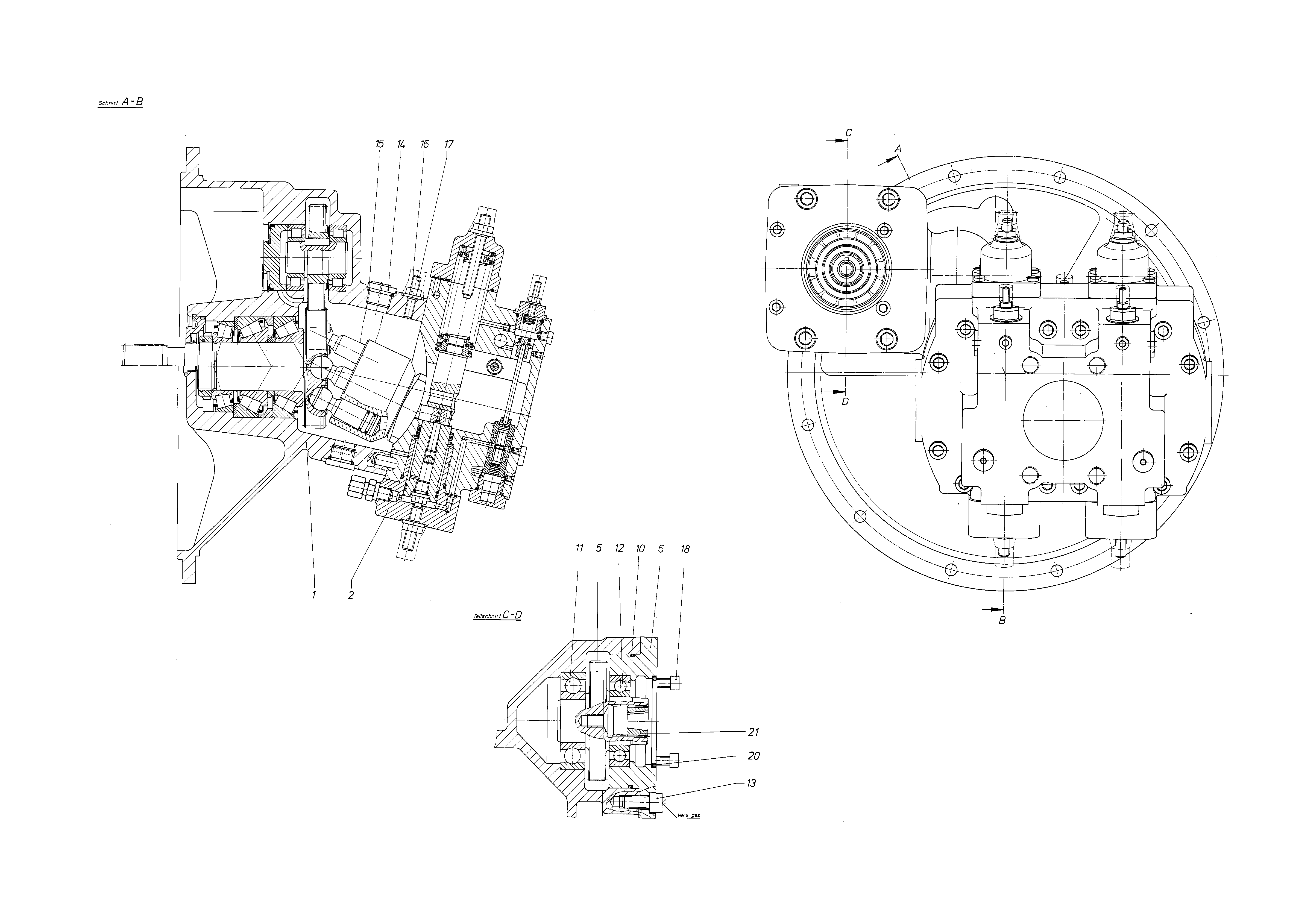 A8VO55DR/60R1-PZG05G*SV* — Zeichnung
